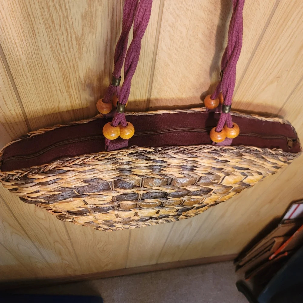 Straw Beach Bag - Picture 7 of 12